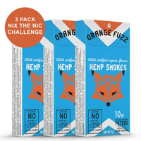 Thumbnail for 3 Pack Orange Fuzz USDA Certified Organic Hemp Smokes - 2400MG - 30ct