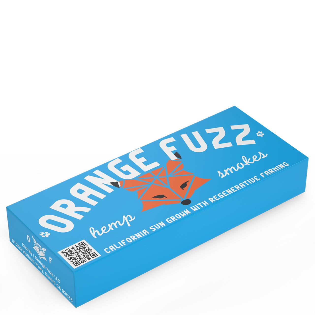 1 Carton Orange Fuzz USDA Certified Organic Hemp Smokes - CBD 23% - 100ct