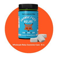 Thumbnail for Wholesale I Orange Fuzz Relax I Cinnamon Honey Gummies Case (8 cans/240pcs)